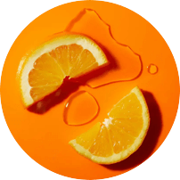 Vitamin C as oranges