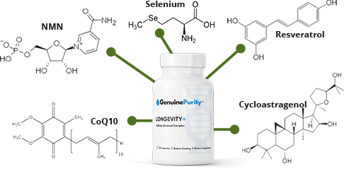 Longevity+ with molecules